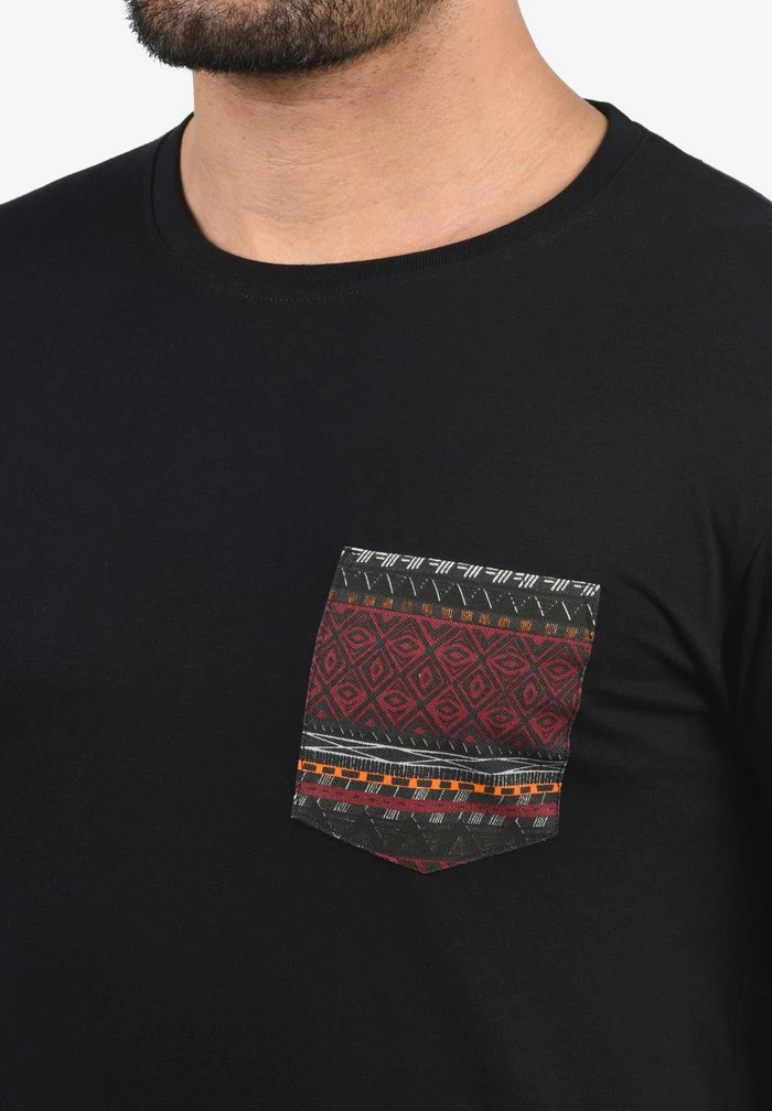 Meilleure affaire đŻ INDICODE â JEANS IDPAXTON - T-shirt Imprimé - Black â â Image 3