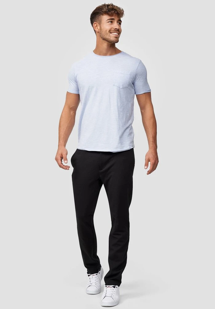 Budget ❤️ INDICODE 👍 JEANS WILBUR - T-shirt Imprimé - Light Blue ✨ – Image 2