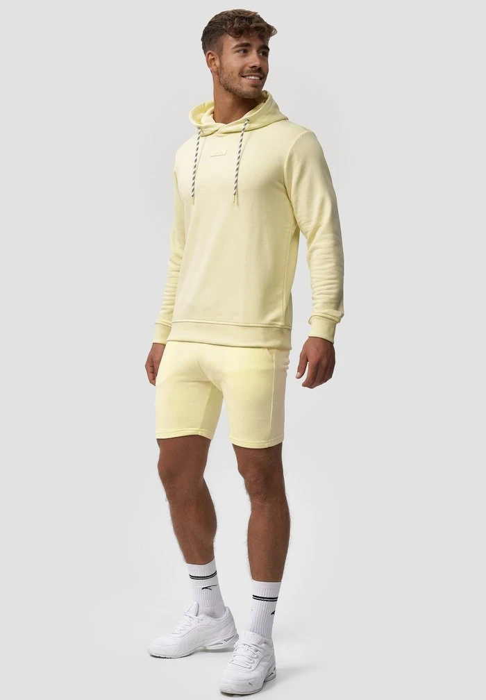 Le moins cher ❤️ INDICODE JEANS BENTLEY - Sweat à Capuche - Young Wheat 🌟 – Image 2