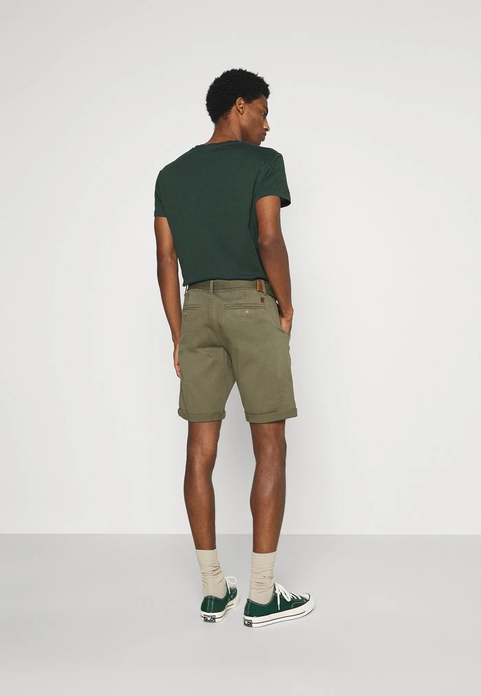 Meilleur prix đ€© INDICODE JEANS KAISER CHINO EXCLUSIV - Short - Army â€ïž â Image 3