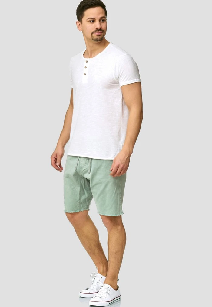 Meilleure vente 🤩 INDICODE JEANS CARVER - Short En Jean - Blue Surf ✔️ – Image 2