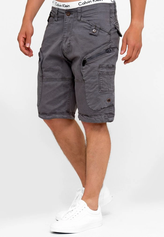Coupon đ INDICODE JEANS BOSA - Short - Pewter â â Image 3