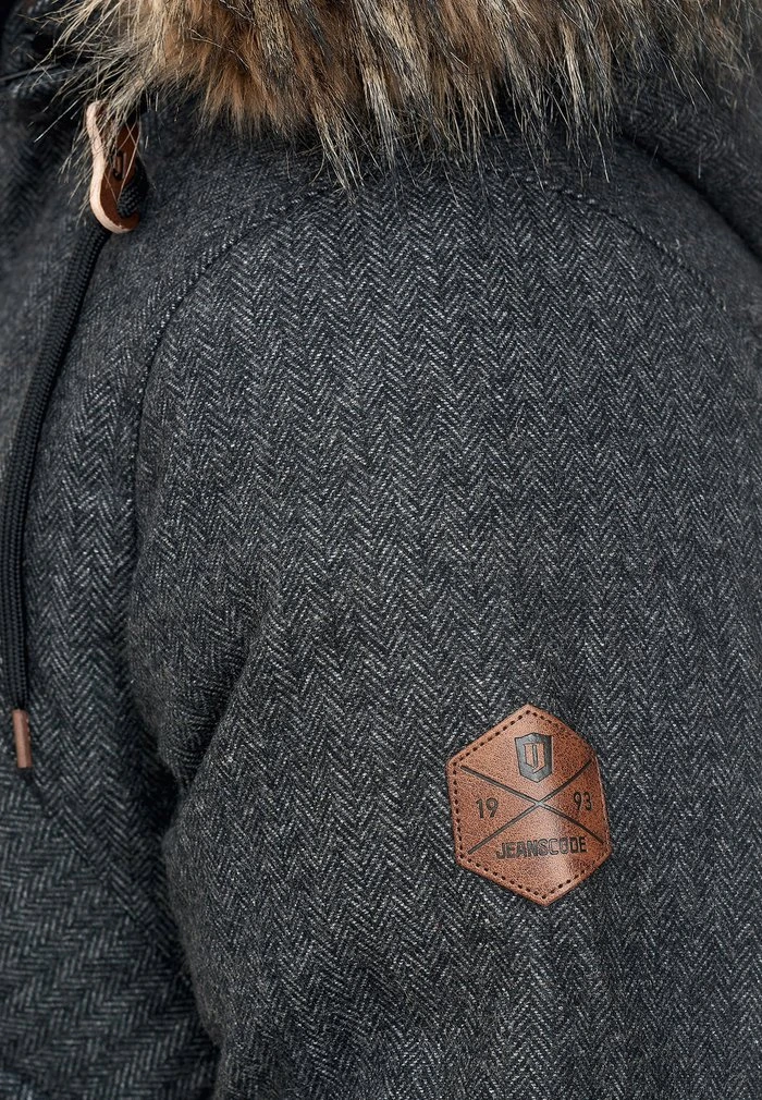 Bon marché 🥰 INDICODE JEANS BAYNES - Veste D'hiver - Salt/pepper ❤️ – Image 7