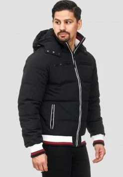 Bon marché ⌛ INDICODE 😉 JEANS MARLON - Veste D'hiver - Black 🎉