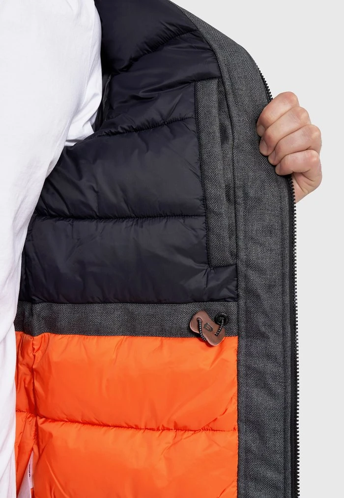 Budget 🌟 INDICODE JEANS Parka - Charcoal Mix 🔔 – Image 6