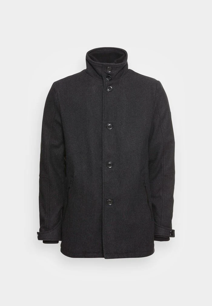 Offres 😀 INDICODE JEANS CLARK - Manteau Court - Charcoal Mix 🔔 – Image 4