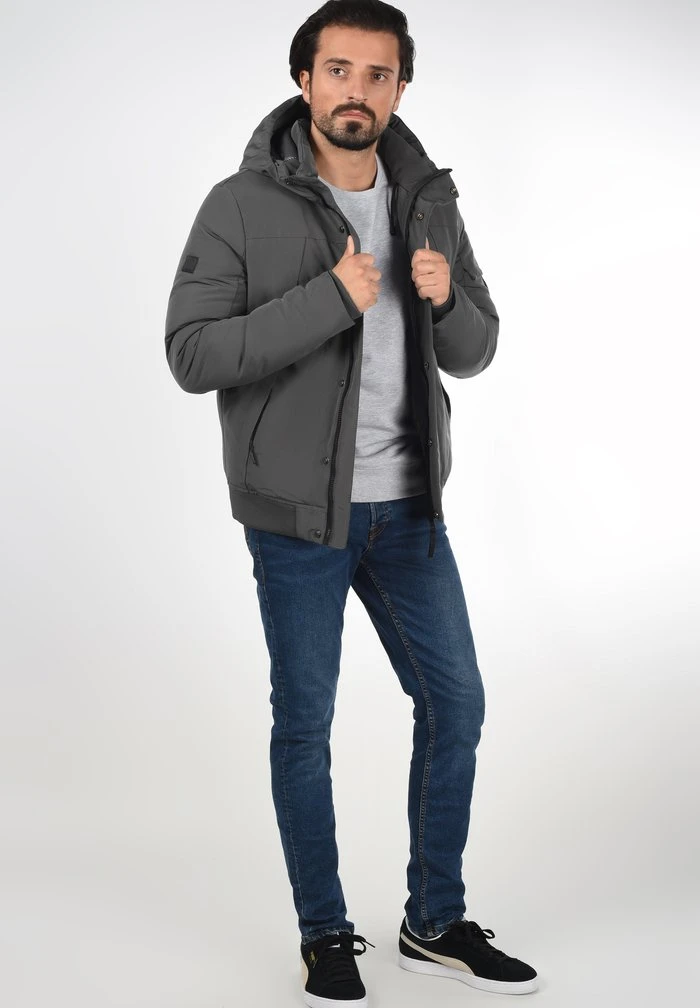 Offres ⭐ INDICODE 😀 JEANS IDMADOT - Veste D'hiver - Forged Iron ✔️ – Image 2