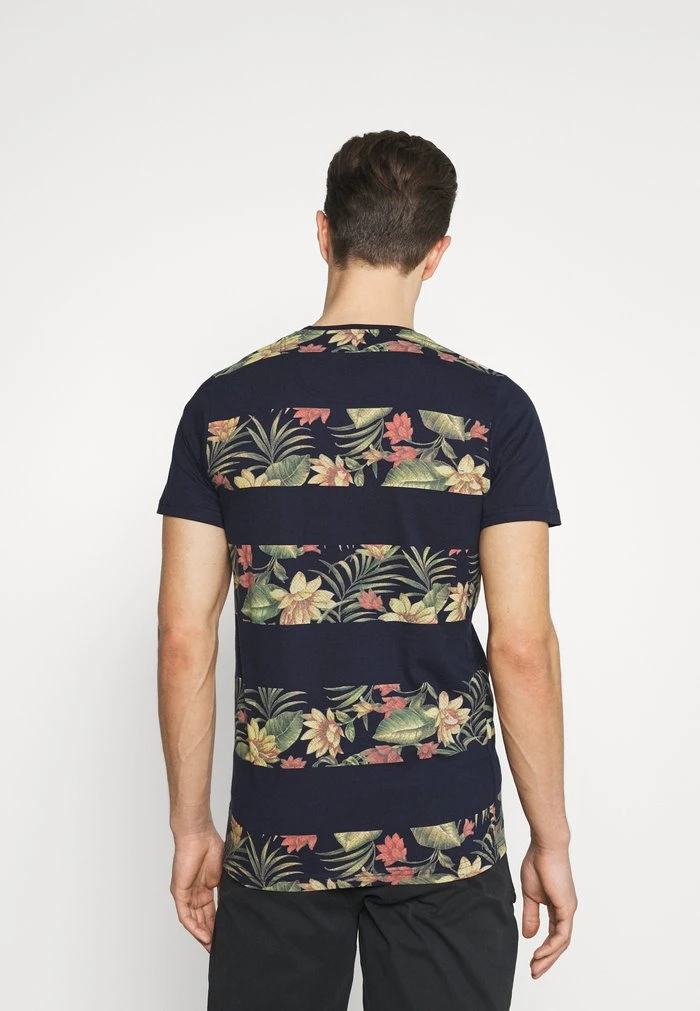 Acheter 🌟 INDICODE 🧨 JEANS EPSLEY - T-shirt Imprimé - Navy ⌛ – Image 3