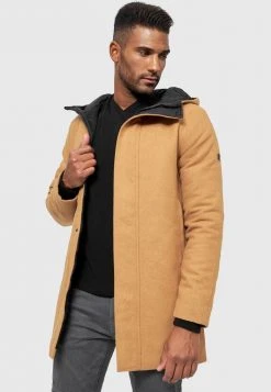 Bon marché 🔔 INDICODE JEANS MANTEL MARKS - Veste D'hiver - Lt Brown 👍