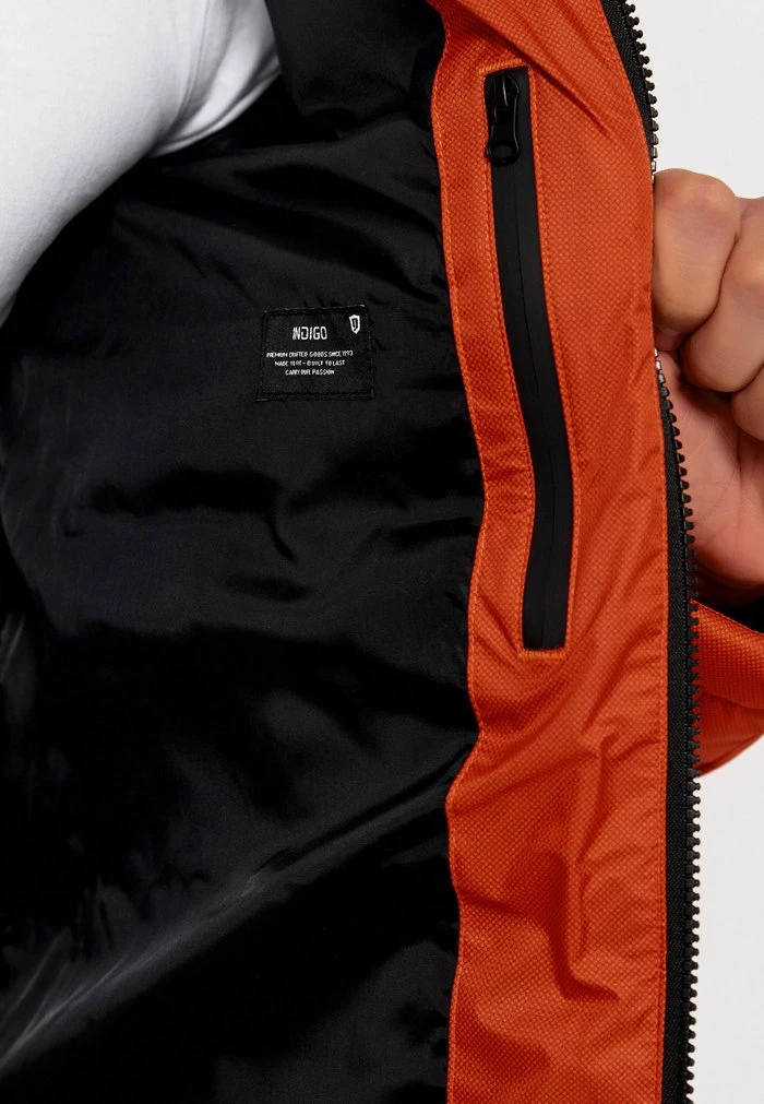 Meilleure vente đ„ INDICODE JEANS Veste D'hiver - Orangeade â€ïž â Image 6