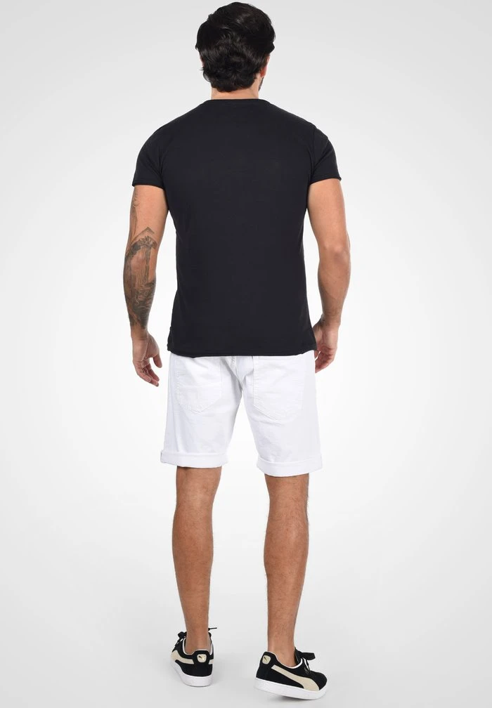 Bon marché ✨ INDICODE 🌟 JEANS IDQUENTIN - Short En Jean - Off-white ✔️ – Image 3