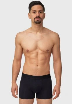 De gros ⭐ INDICODE 😉 JEANS BAMBOO BERLIN - Shorty - White/black/navy ❤️