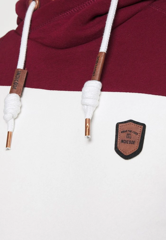 Nouveau đ„° INDICODE JEANS PESSAC - Sweat à Capuche - Bordeaux â€ïž â Image 5