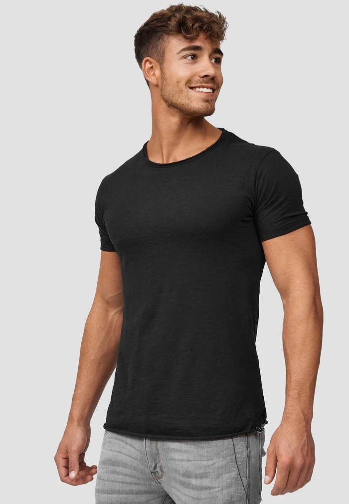 Promo đ„° INDICODE JEANS WILBUR - T-shirt Imprimé - Schwarz â€ïž â Image 5