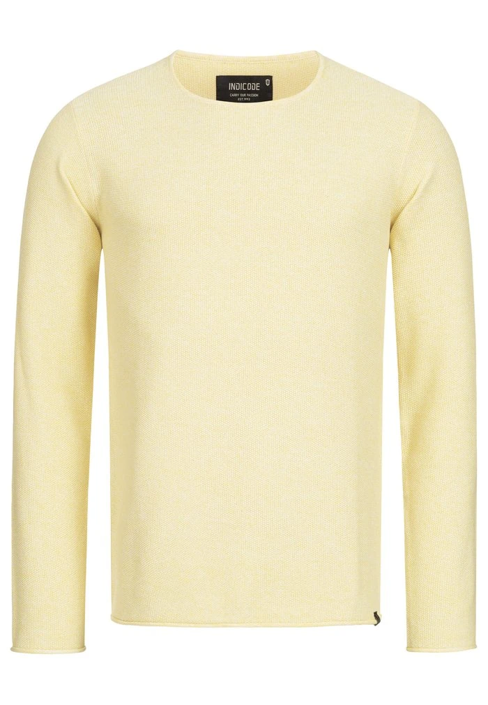 Meilleure vente 🛒 INDICODE JEANS LOAKIM - Pullover - Pale Banana 👍 – Image 5