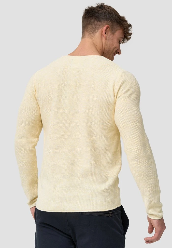 Meilleure vente 🛒 INDICODE JEANS LOAKIM - Pullover - Pale Banana 👍 – Image 3