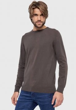 Promo 🔔 INDICODE JEANS Sweatshirt - Charcoal Mix 🛒