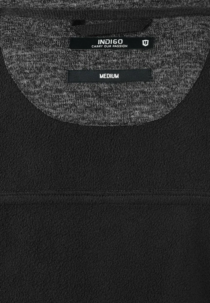 Meilleure vente đ INDICODE JEANS IDGROSVENOR - Sweat à Capuche Zippé - Charcoal âš â Image 5