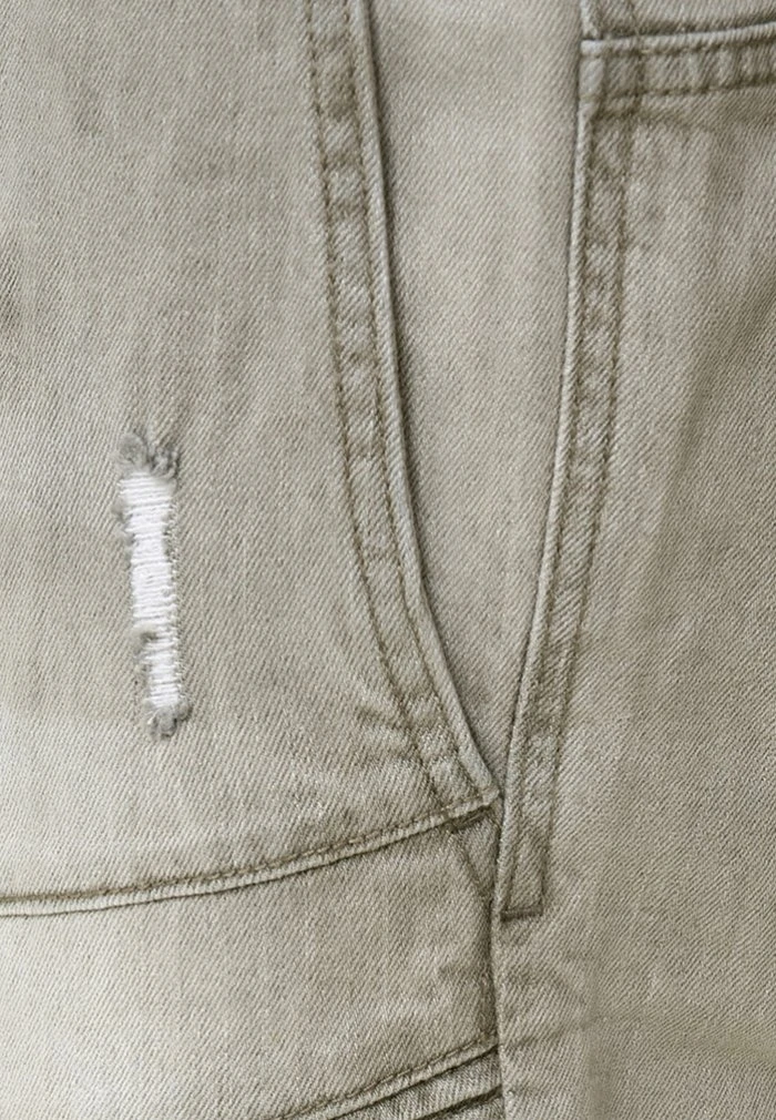 Tout neuf ⭐ INDICODE 🔥 JEANS MIT ELASTISC - Short En Jean - Light Grey 🛒 – Image 5