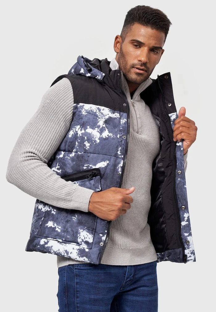 Nouveau 🥰 INDICODE JEANS Veste Sans Manches - Offwhite 🤩