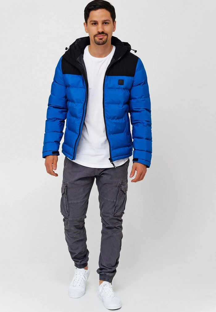 Meilleure affaire ⭐ INDICODE ❤️ JEANS EBERHARDY - Veste D'hiver - Sapphire 🌟 – Image 2