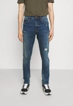 Offres 🎁 INDICODE JEANS MORALES - Jean Slim - Rub Bleach 😀