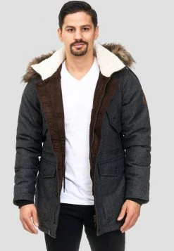 Bon marché 🥰 INDICODE JEANS BAYNES - Veste D'hiver - Salt/pepper ❤️