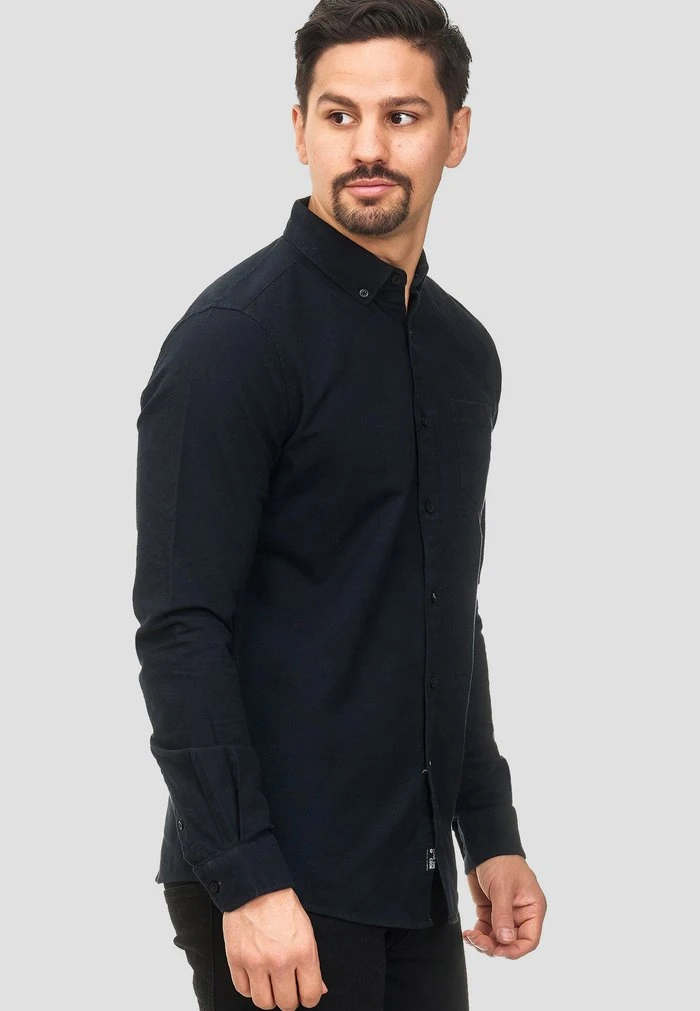 Bon marché ❤️ INDICODE JEANS MANORWAY - Chemise - Black 😉 – Image 4