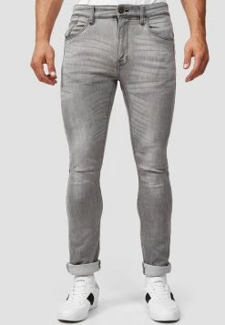 Meilleure affaire 🥰 INDICODE JEANS Jean Slim - Vintage Grey 🔔