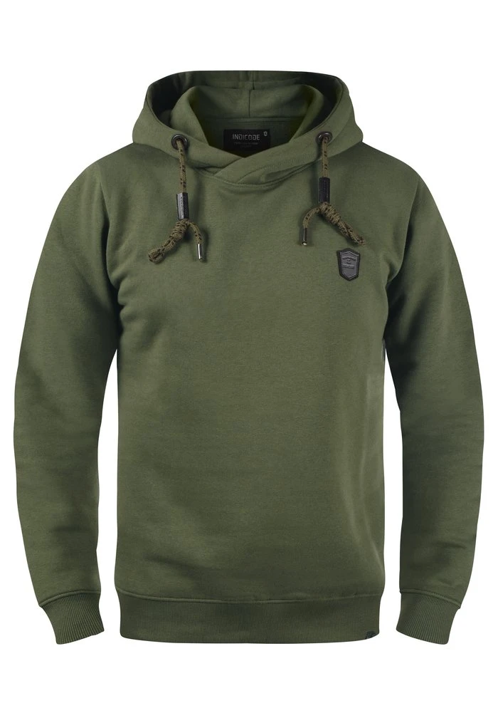 Vente flash đ INDICODE JEANS IDBARNEYS - Sweat à Capuche - Army â â Image 5