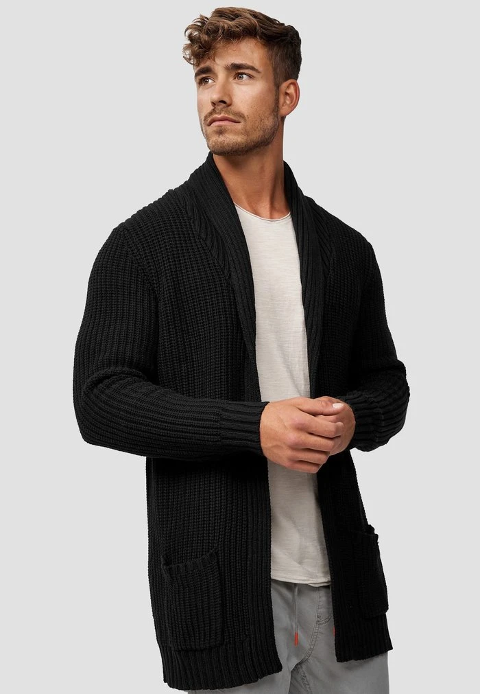 Vente flash ❤️ INDICODE ❤️ JEANS ANAHEIM - Gilet - Black 💯 – Image 4