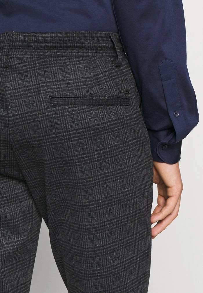 Tout neuf ⭐ INDICODE JEANS EBERLEIN WITH ROLLED UP - Pantalon Classique - Macan Grey 😀