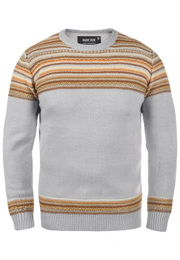 Budget ⌛ INDICODE JEANS IDLURDES - Pullover - Grey Mix 😀 – Image 5