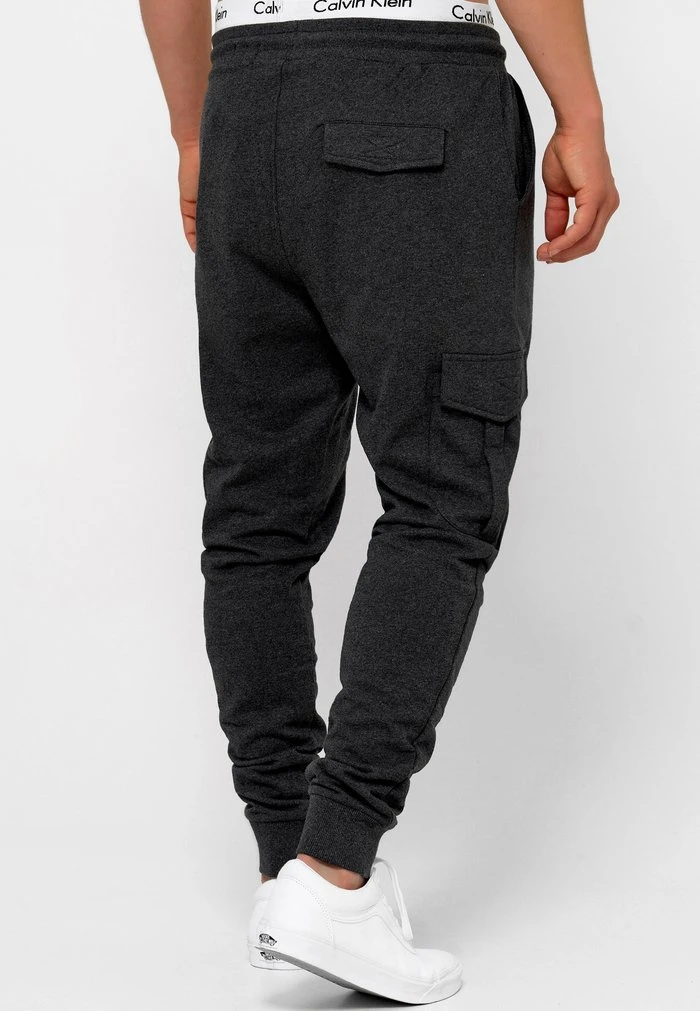 Meilleure vente đ INDICODE đ„° JEANS DIEGO - Pantalon De Survêtement - Charcoalmix â€ïž â Image 2