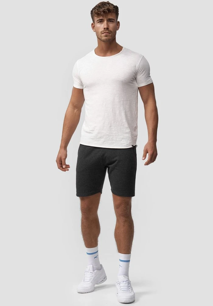 Le moins cher ❤️ INDICODE JEANS Yates - Short - Charcoal Mix ✔️ – Image 2