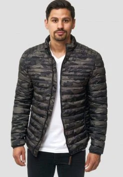 Bon marché 🎉 INDICODE JEANS Veste Mi-saison - Mottled Dark Green 😍