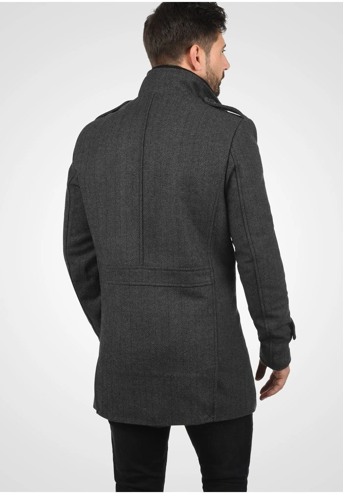 Nouveau ❤️ INDICODE 👏 JEANS IDBRANDAN - Manteau Court - Dark Coal 🥰 – Image 2