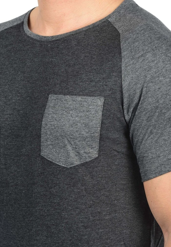 Grosses soldes đ€© INDICODE JEANS IDGRESHAM - T-shirt Imprimé - Charcoal đ„ â Image 3