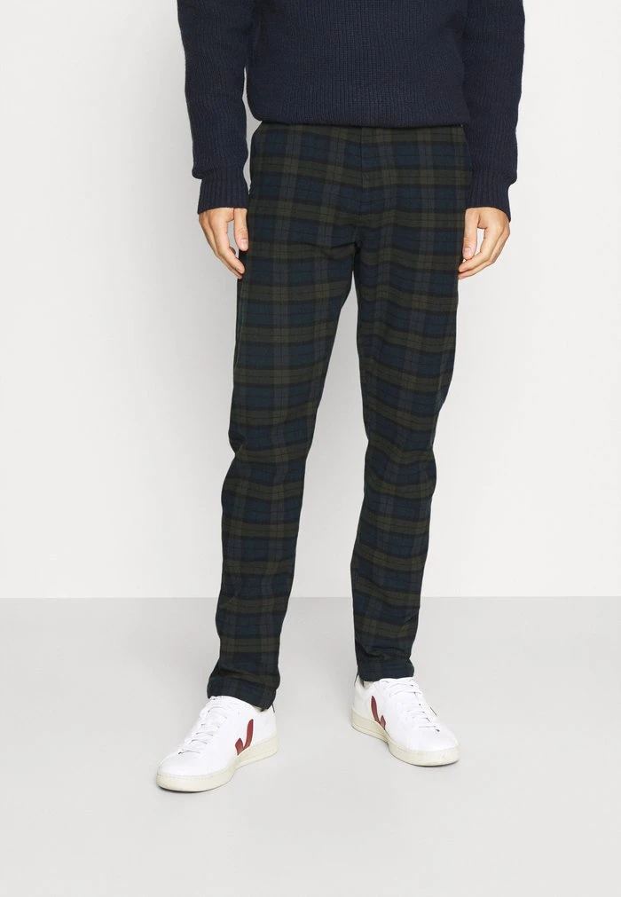 Remise 😉 INDICODE JEANS BOOKER - Pantalon Classique - Navy 🔔