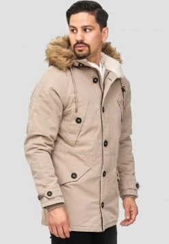 Meilleure vente đ INDICODE đ JEANS Veste D'hiver - Mottled Dark Grey âïž