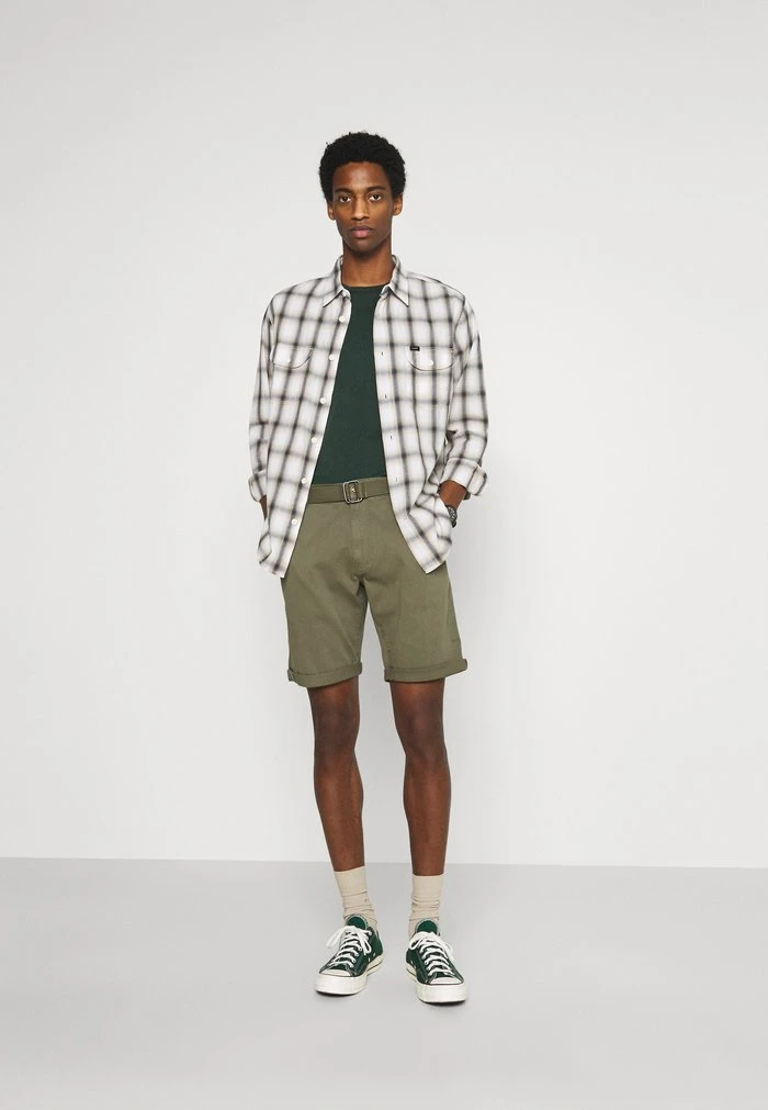 Meilleur prix đ€© INDICODE JEANS KAISER CHINO EXCLUSIV - Short - Army â€ïž â Image 2