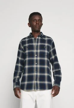 Le moins cher ⭐ INDICODE 🎉 JEANS CAMERON - Chemise - Navy 🌟