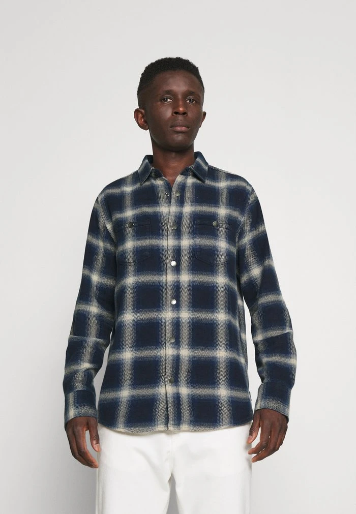 Le moins cher ⭐ INDICODE 🎉 JEANS CAMERON - Chemise - Navy 🌟