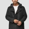 Meilleur prix 🔔 INDICODE 🛒 JEANS Manteau Court - Anthracite ❤️