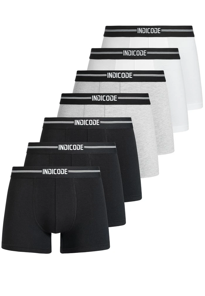 Meilleur prix ✔️ INDICODE ⭐ JEANS 7 PACK - Shorty - White/grey/black 🔔 – Image 6