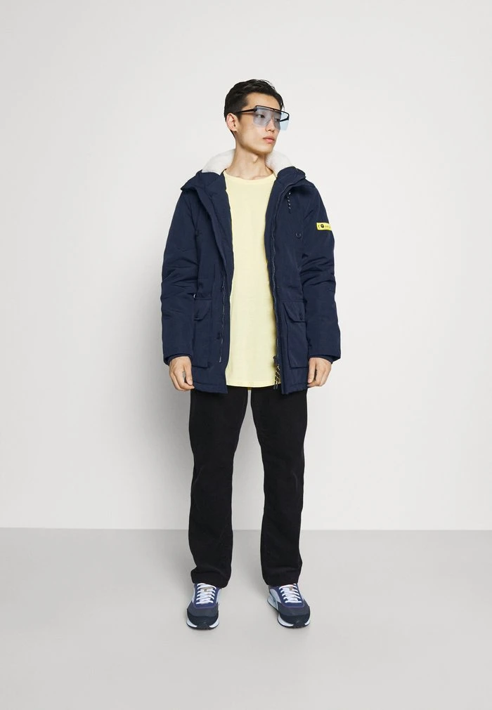 Offres 👍 INDICODE JEANS Veste D'hiver - Navy 🎉 – Image 2