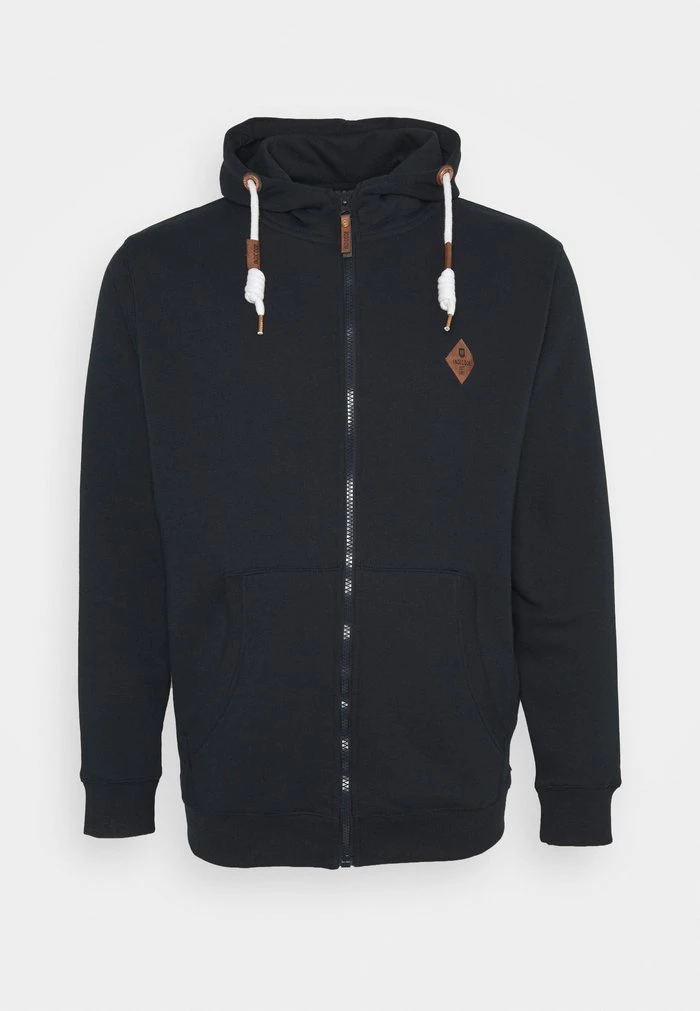Nouveau ❤️ INDICODE 💯 JEANS QUINBY PLUS - Sweat à Capuche Zippé - Navy 🛒