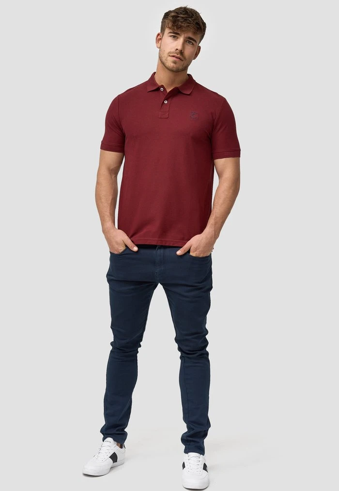 De gros đ INDICODE đ„° JEANS WADIM - Polo - Bordeaux â€ïž â Image 2