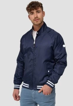 Coupon 😉 INDICODE JEANS AYSER - Blouson Bomber - Navy 🤩