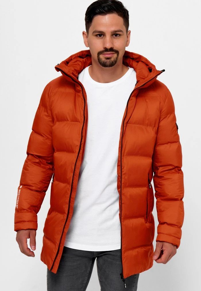 Meilleure vente đ„ INDICODE JEANS Veste D'hiver - Orangeade â€ïž â Image 5